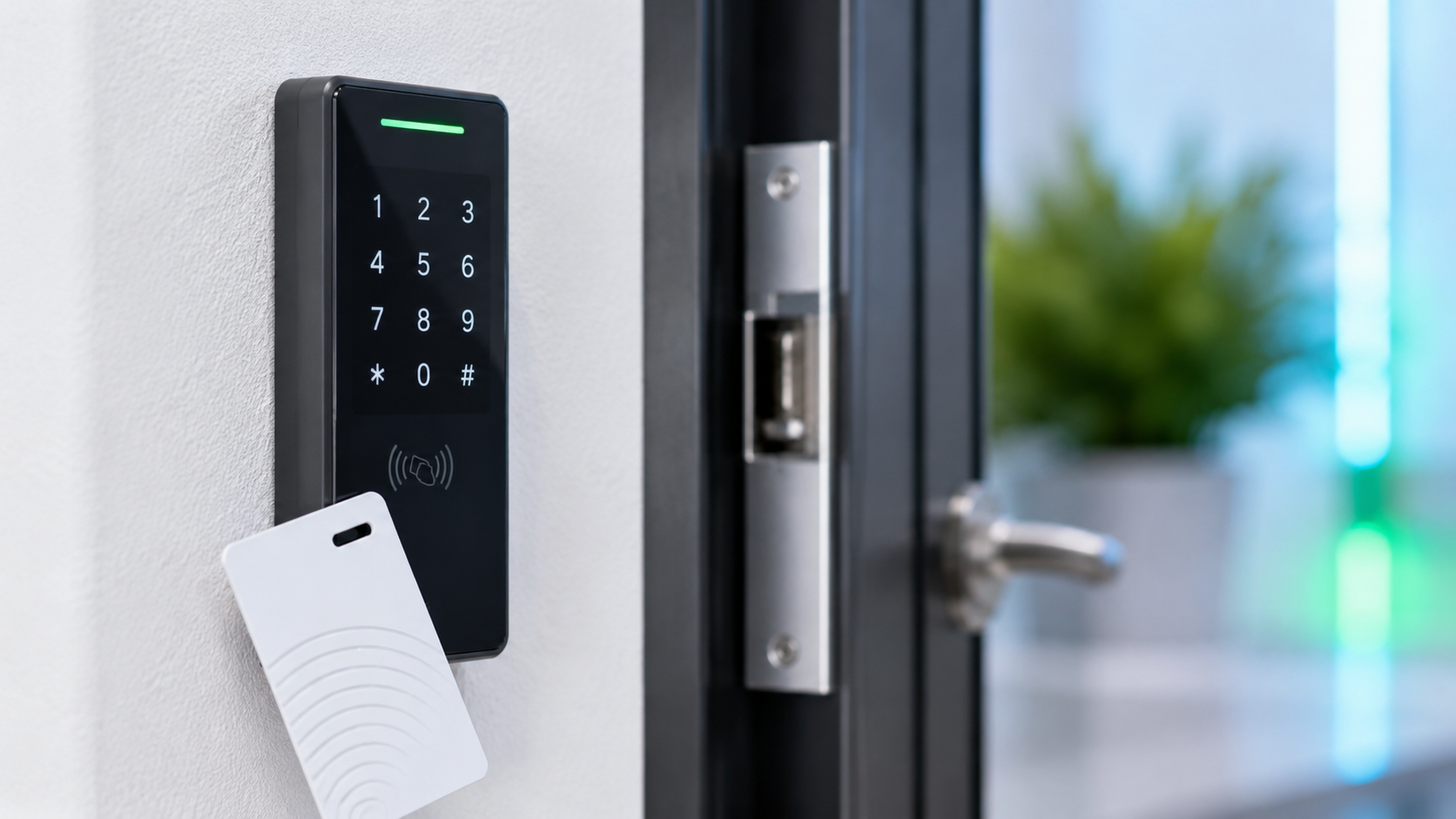 Clavier d’accès et carte RFID